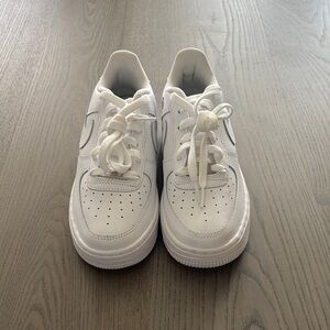Nike Kids White Air Force Sneakers